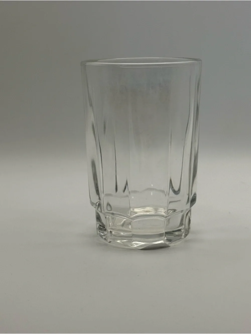 Clear Faceted Drinking‎ Glass - Versatile Tumbler